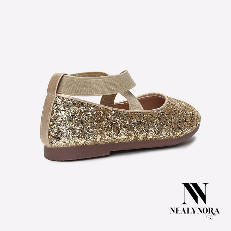 NealyNora Glittered Ballet Shoes