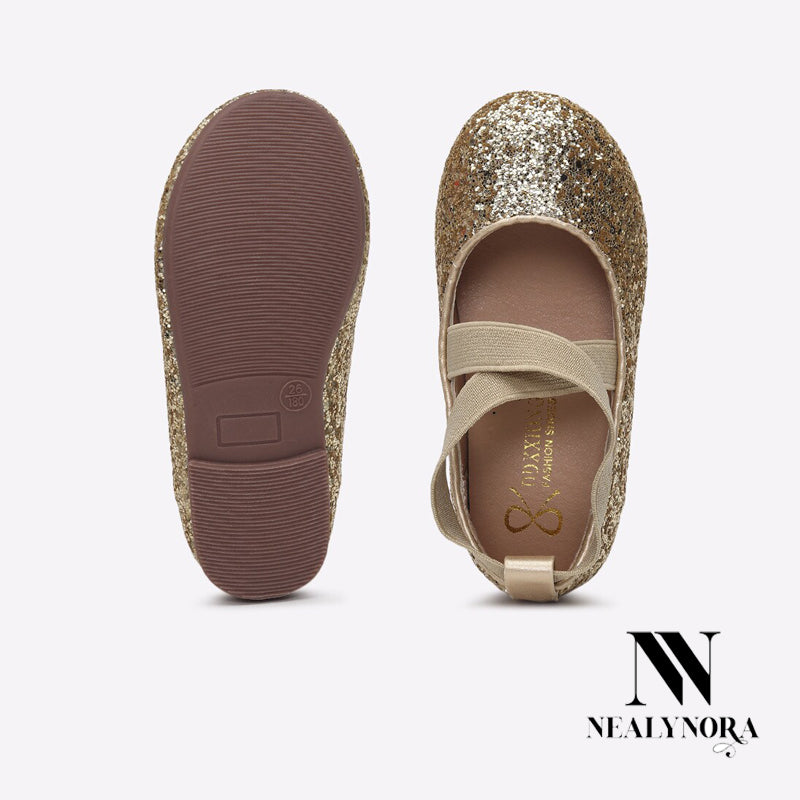 NealyNora Glittered Ballet Shoes