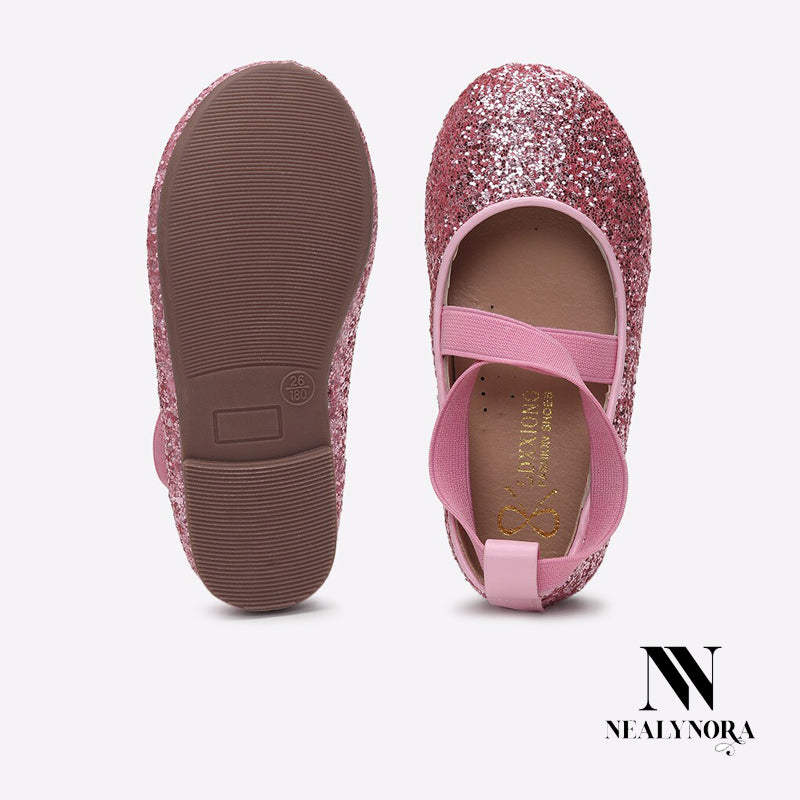 NealyNora Glittered Ballet Shoes