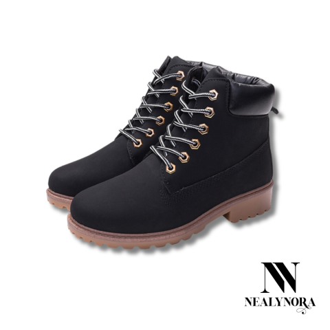 NEALYNORA | Solid-Color Ankle Boots