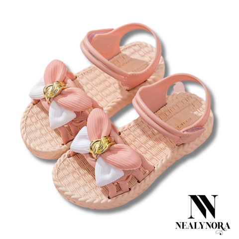 Bowknot Straw Sandals