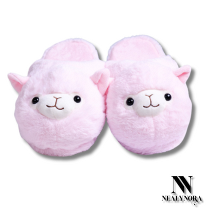 NEALYNORA Plush Alpaca Slippers