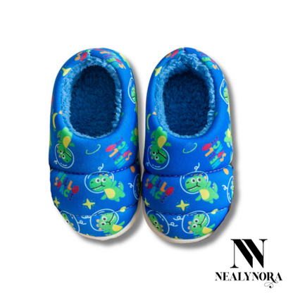 Dino Print Slippers