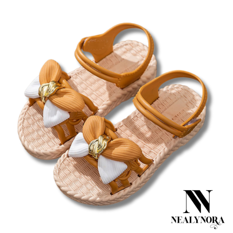 Bowknot Straw Sandals