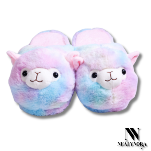 NEALYNORA Plush Alpaca Slippers