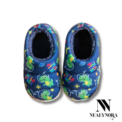 Dino Print Slippers