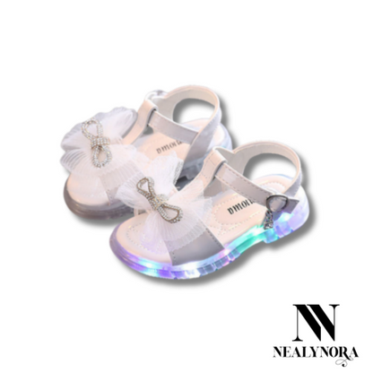 Light-Up Bow Sandals