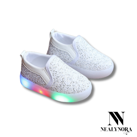 Sequined Light-Up Sneakers