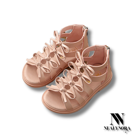 NEALYNORA Ribbon Roman Sandals