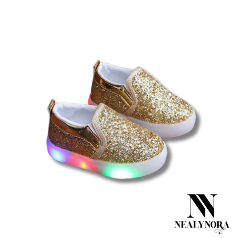 Sequined Light-Up Sneakers