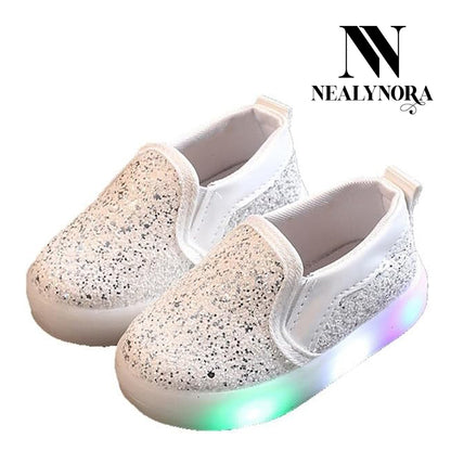 Sequined Light-Up Sneakers