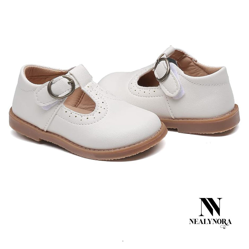 NEALYNORA Leather Mary Jane Shoes