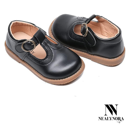 NEALYNORA Leather Mary Jane Shoes