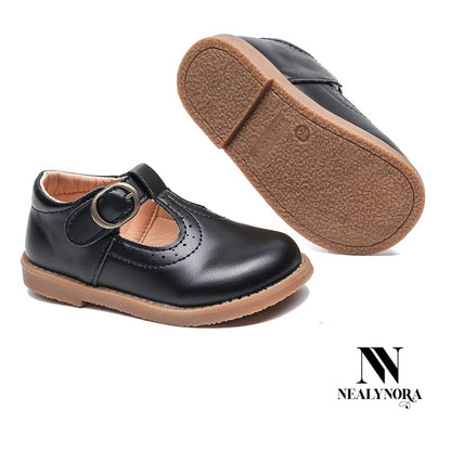 NEALYNORA Leather Mary Jane Shoes