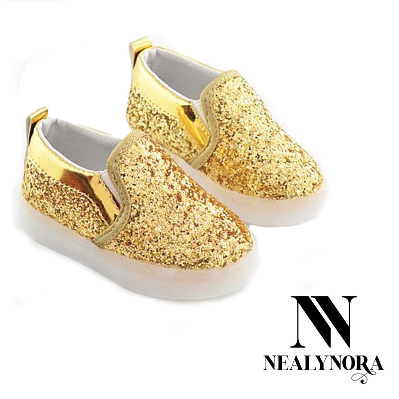 Sequined Light-Up Sneakers