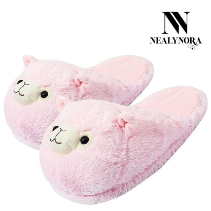 NEALYNORA Plush Alpaca Slippers