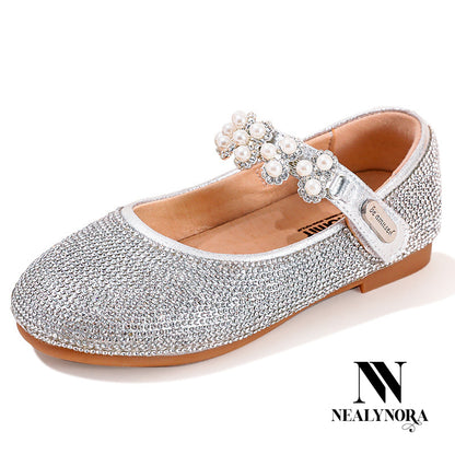 NEALYNORA Rhinestones Dress Shoes