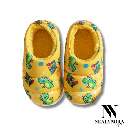 Dino Print Slippers