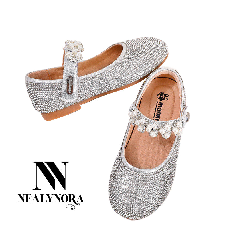 NEALYNORA Rhinestones Dress Shoes