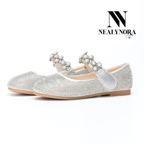 NEALYNORA Rhinestones Dress Shoes