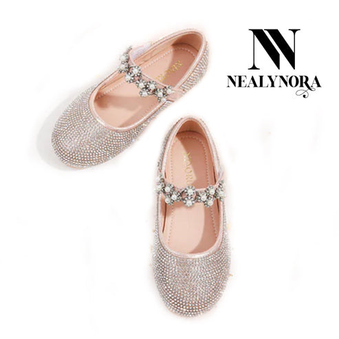 NEALYNORA Rhinestones Dress Shoes