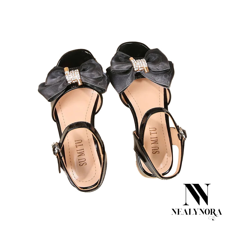 NEALYNORA | Bowtie Heeled Sandals