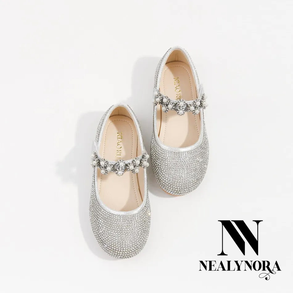 NEALYNORA Rhinestones Dress Shoes