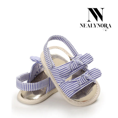 NEALYNORA | Bowtie Striped Sandals