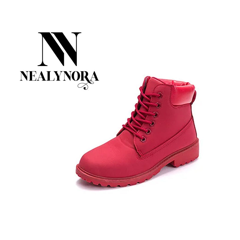 NEALYNORA | Solid-Color Ankle Boots