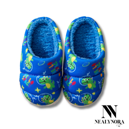 Dino Print Slippers