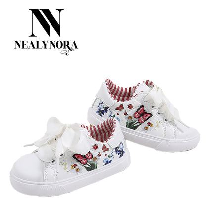 Printed Butterfly Sneakers