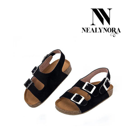 NEALYNORA Double Strap Buckle Sandals