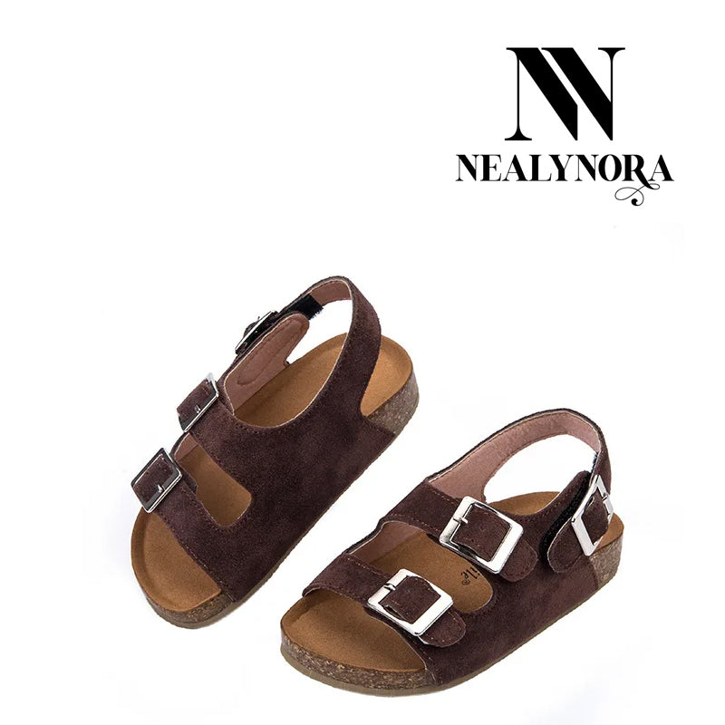 NEALYNORA Double Strap Buckle Sandals