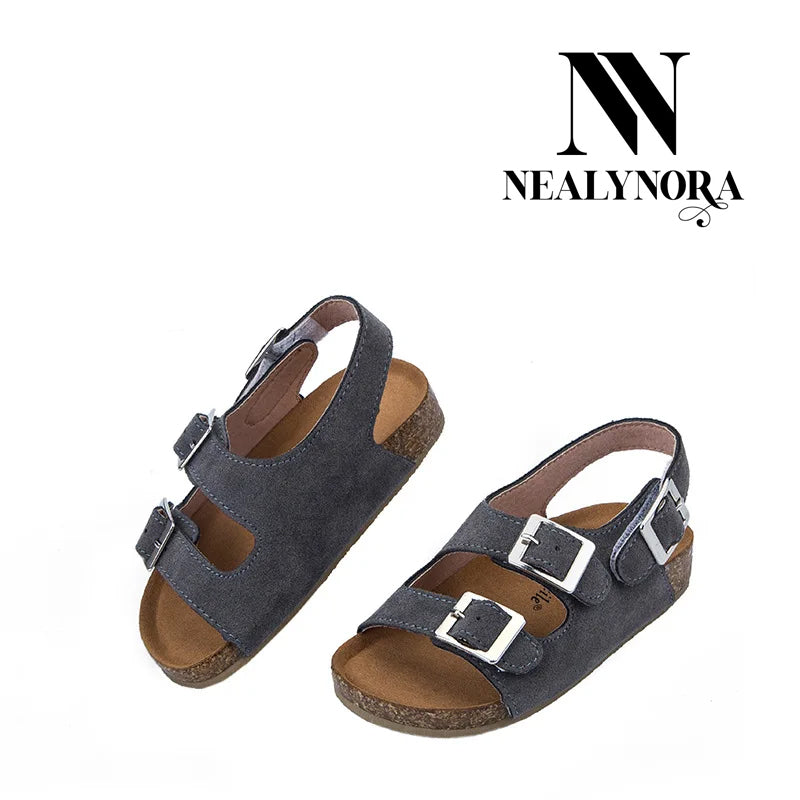 NEALYNORA Double Strap Buckle Sandals