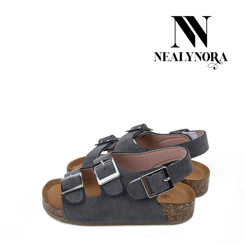 NEALYNORA Double Strap Buckle Sandals