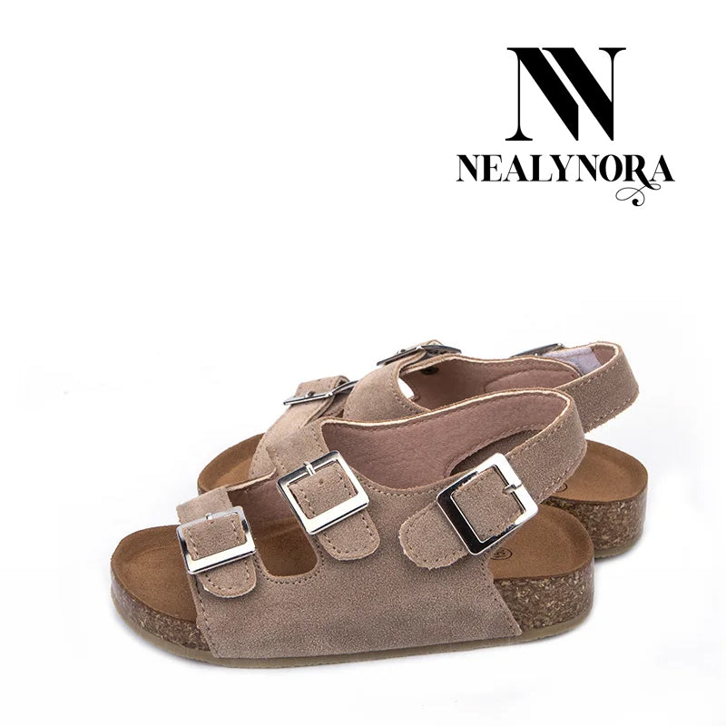 NEALYNORA Double Strap Buckle Sandals