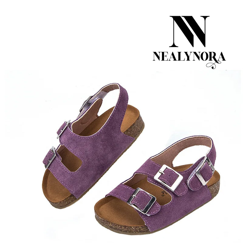 NEALYNORA Double Strap Buckle Sandals