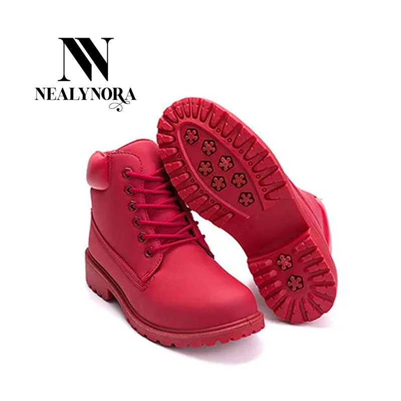 NEALYNORA | Solid-Color Ankle Boots