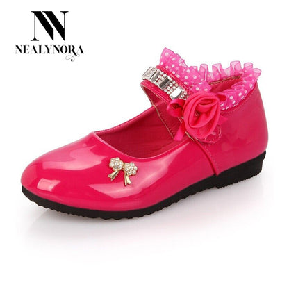 Ruffle Floral Glossy shoes