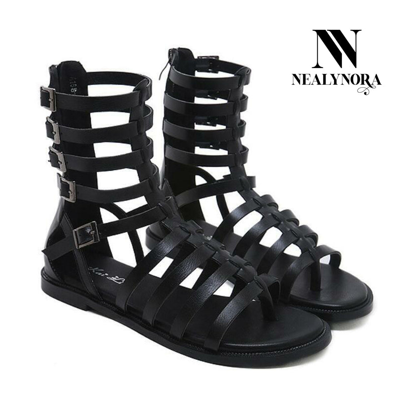 NEALYNORA Gladiator Roman Sandals