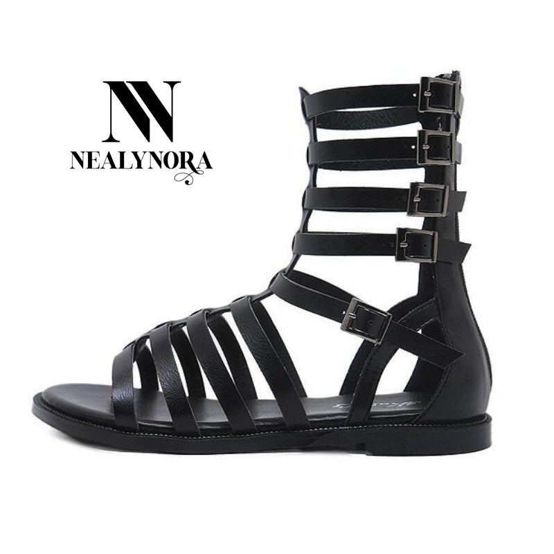 NEALYNORA Gladiator Roman Sandals