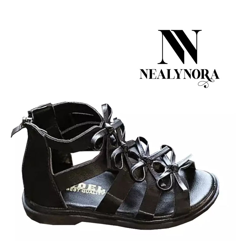 NEALYNORA Ribbon Roman Sandals