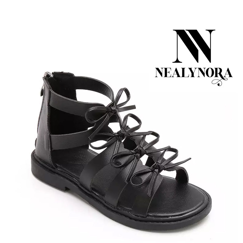 NEALYNORA Ribbon Roman Sandals